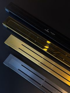 Душевой лоток Boheme Premium Linear 982-60-GM 60 см оружейная сталь